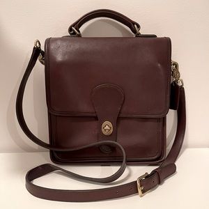 Coach 5130 Brown Leather Station Bag